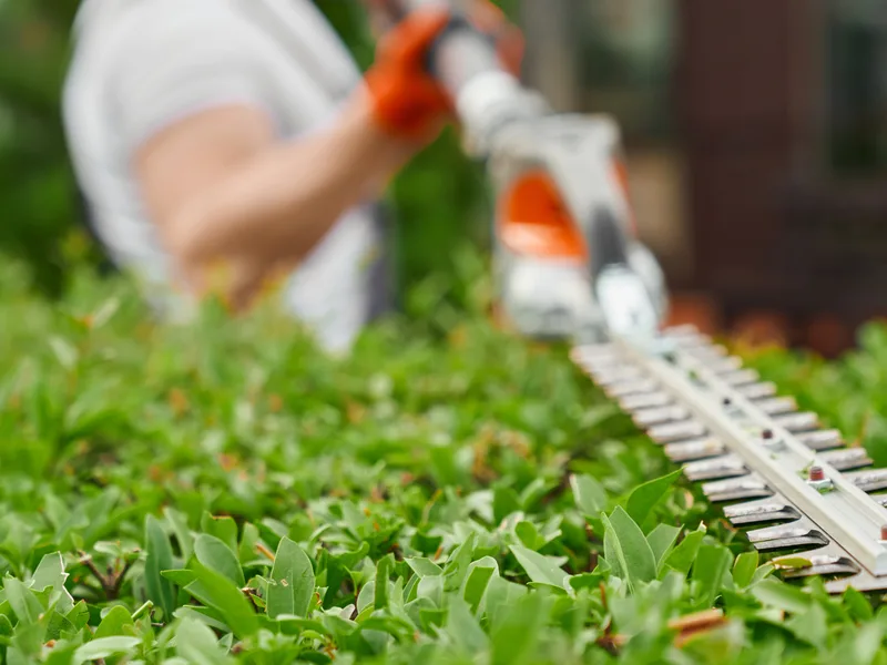 Gartenpflege Siegen – Rasen mähen im gepflegten Garten